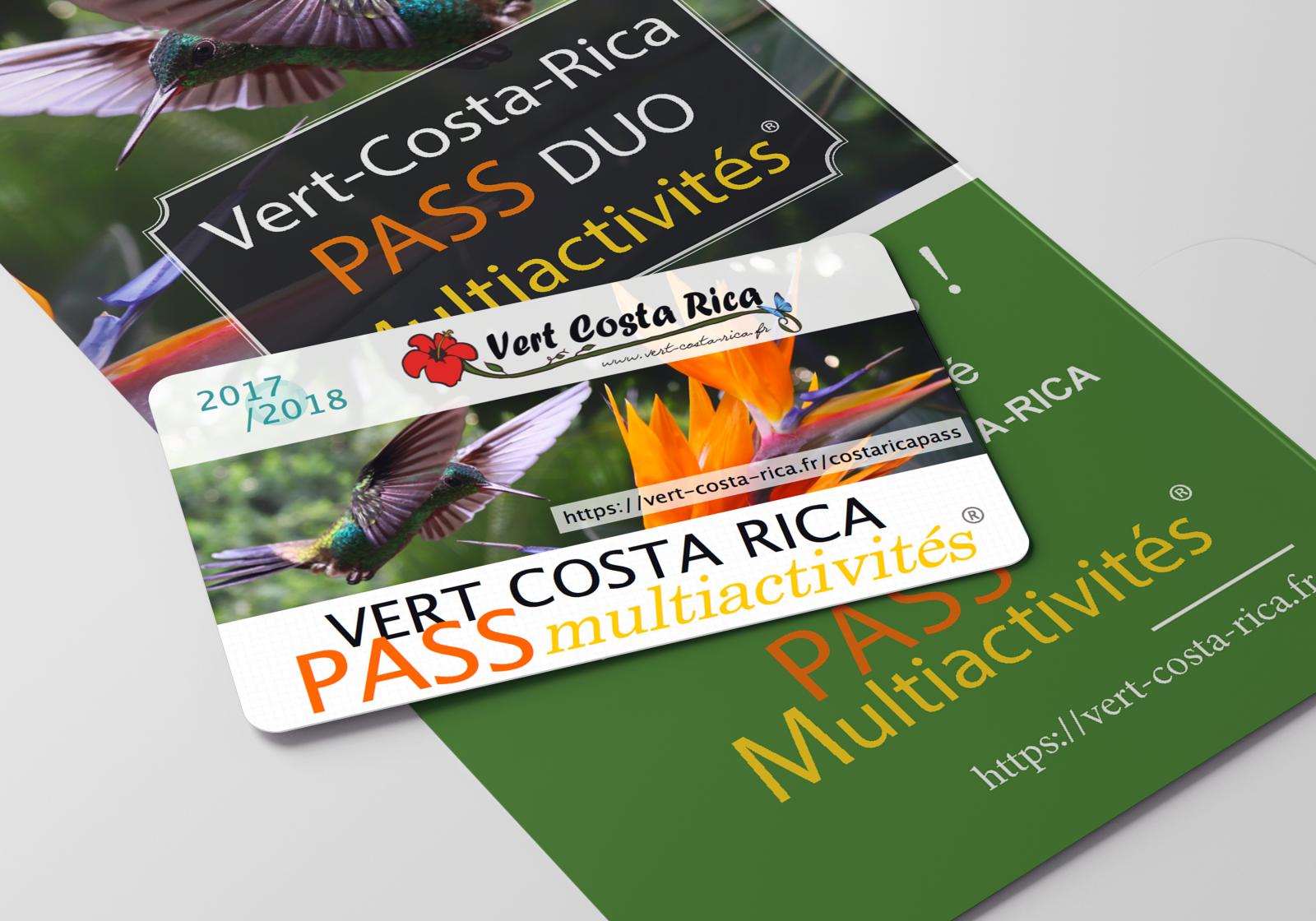 Carte "Vert-Costa-Rica PASS MULTIACTIVITÉS®" /2pers. Carte "Vert-Costa-Rica PASS MULTIACTIVITÉS®" /2pers.